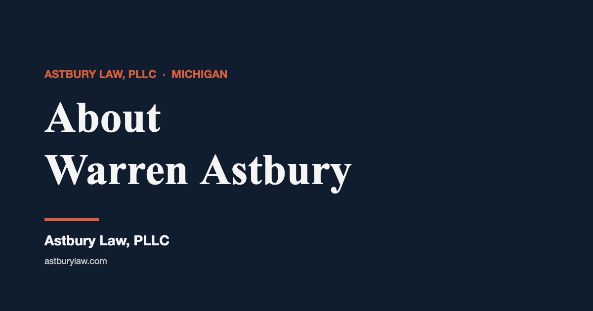 Warren Astbury employment lawyer — Astbury Law